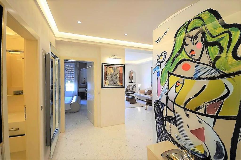 Palais Miramar Suite Art Modern - Derniere Etages Vue Mer - 75M De Confort - En Face Des Plages -Wifi - Clim Cannes Extérieur photo